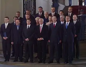 Правительство Гросса и президент Вацлав Клаус