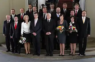 Правительство Яна Фишера и президент Вацлав Клаус