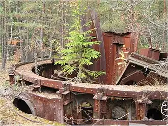 Остатки батареи № 9 Морской крепости Петра Великого