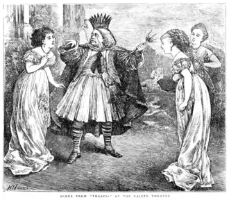 Сцена из оперы, театр Гайети, 1872 г.