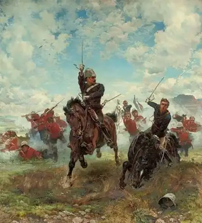 картина Э.Томпсон «Floreat Etona!»