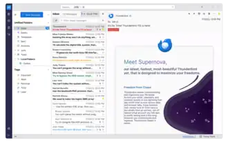 Скриншот программы Mozilla Thunderbird