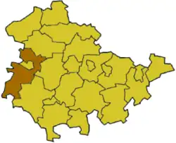 Вартбург на карте