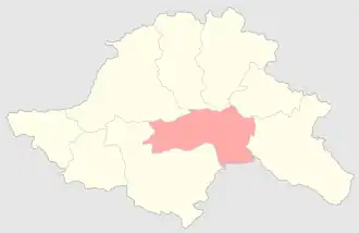 Тифлисский уезд на карте