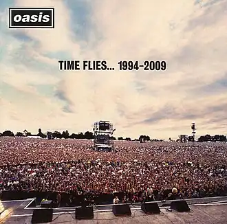 Обложка альбома Oasis «Time Flies… 1994–2009» (2010)