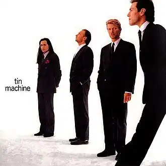 Обложка альбома Tin Machine «Tin Machine» (1989)