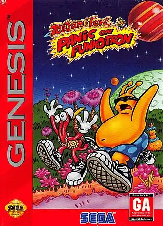 Обложка европейского издания игры для Sega Mega Drive