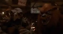 Токка и Разар в фильме «Черепашки-ниндзя II: Тайна изумрудного зелья» (1991)