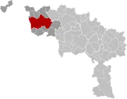 Расположение муниципалитета на карте провинции