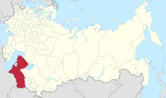 Закаспийская область на карте