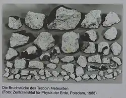 Bruchstücke des Meteoriten