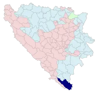 Община Требине (Град Требине) на карте