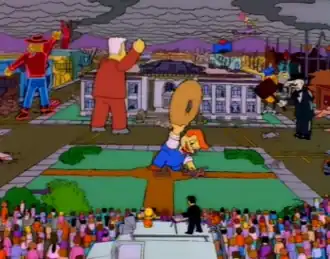 Рекламные персонажи уничтожают Спрингфилд