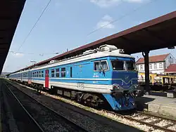 Электропоезд ЭР31 (ЖС 412/416) в Белграде.Вид на вагон 412-094