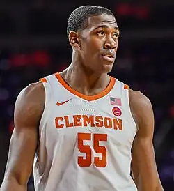 Джемисон в составе «Клемсон Тайгерс» в 2019 году