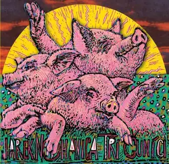 Обложка альбома Яромира Ногавицы «Tři čuníci» (1994)