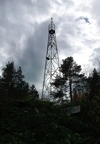 Триангулятор на высшей точке Докшицкой возвышенности