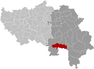 Расположение муниципалитета на карте провинции