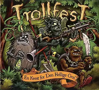 Обложка альбома Trollfest «En kvest for den hellige gral» (2011)