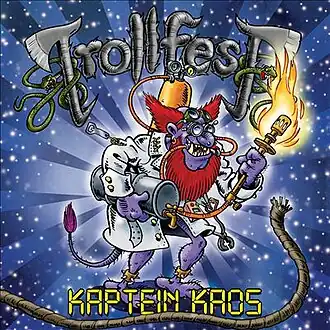Обложка альбома Trollfest «Kaptein Kaos» (2014)