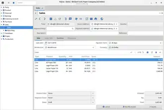 Скриншот программы Tryton