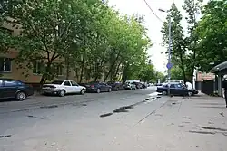 Цветочный проезд, вид от Сходненской улицы