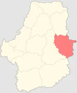 Епифанский уезд на карте