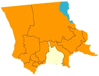 район имени Турара Рыскулова на карте