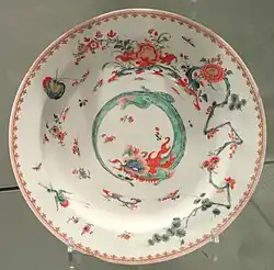 Подставка для супницы с росписью в стиле какиэмон. Ок. 1755 г.