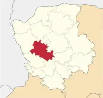 Турийский район на карте