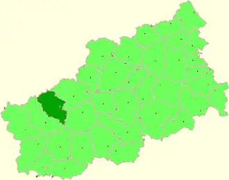 Пеновский муниципальный округ на карте