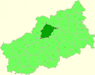 Вышневолоцкий район на карте