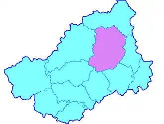 Бежецкий уезд на карте