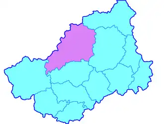 Вышневолоцкий уезд на карте