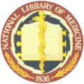 Эмблема Национальной медицинской библиотеки США