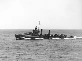 эсминец USS Swanson (DD-443) в ноябре 1942