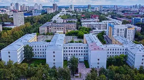 Вид с высоты со стороны площади Кирова