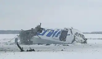 Носовая часть фюзеляжа рейса 120