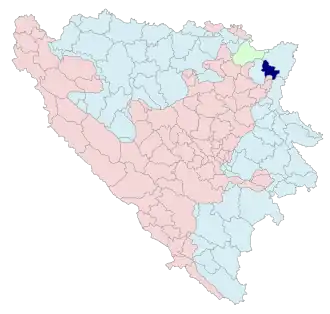 Община Углевик на карте