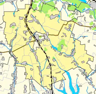 Первомайский район на карте