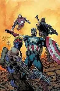 Обложка Ultimate Comics: Avengers #1Художник Карлос Пачеко, Дэнни Мики и Лаура Мартин