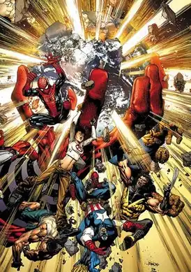 MARVEL SPOTLIGHT: ULTIMATUM . Художник - Дэвид Финч