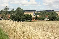 Вид на Ульцигероде из поля