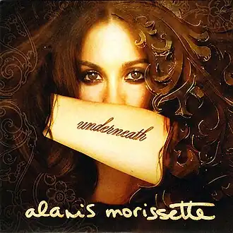 Обложка сингла Alanis Morissette «Underneath» (2008)