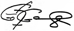 Изображение автографа