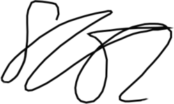 Изображение автографа