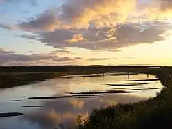 Унжа около города Кологрива