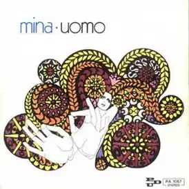 Обложка сингла Мины «Uomo» (1971)
