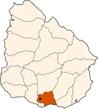 Канелонес на карте