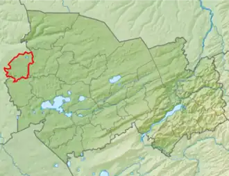 Усть-Таркский район на карте